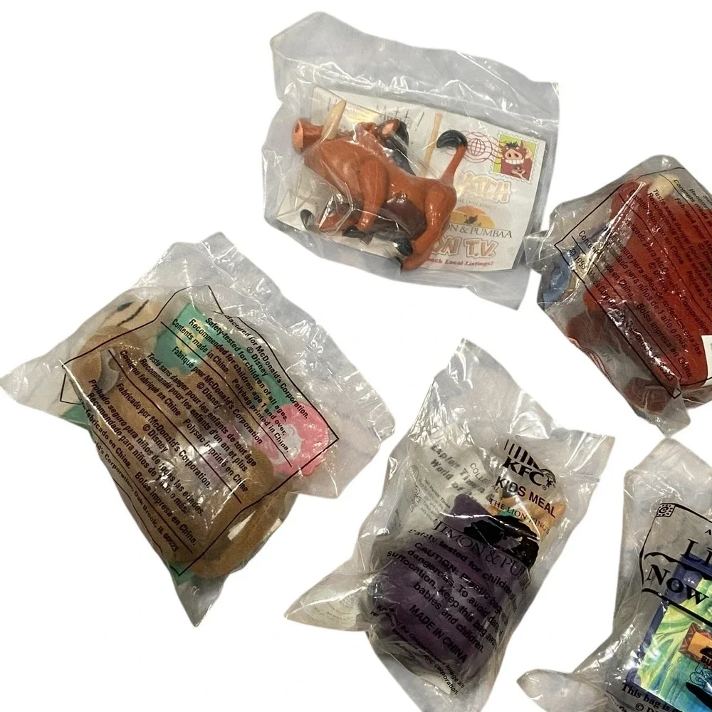 Lion King Mix Fast Food Lot‎ Of 7 McDonald's Burger King KFC Scar Pumba Rafiki